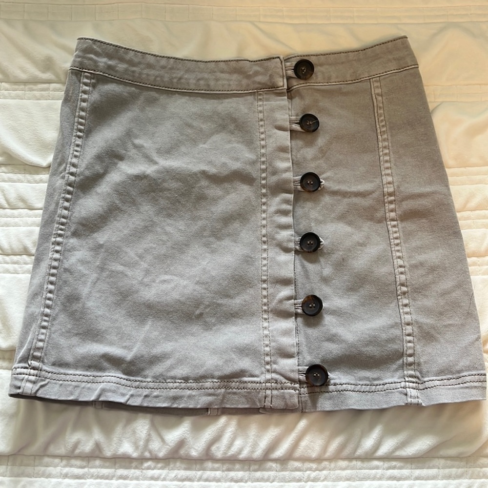 Beige Altard State Mini Skirt